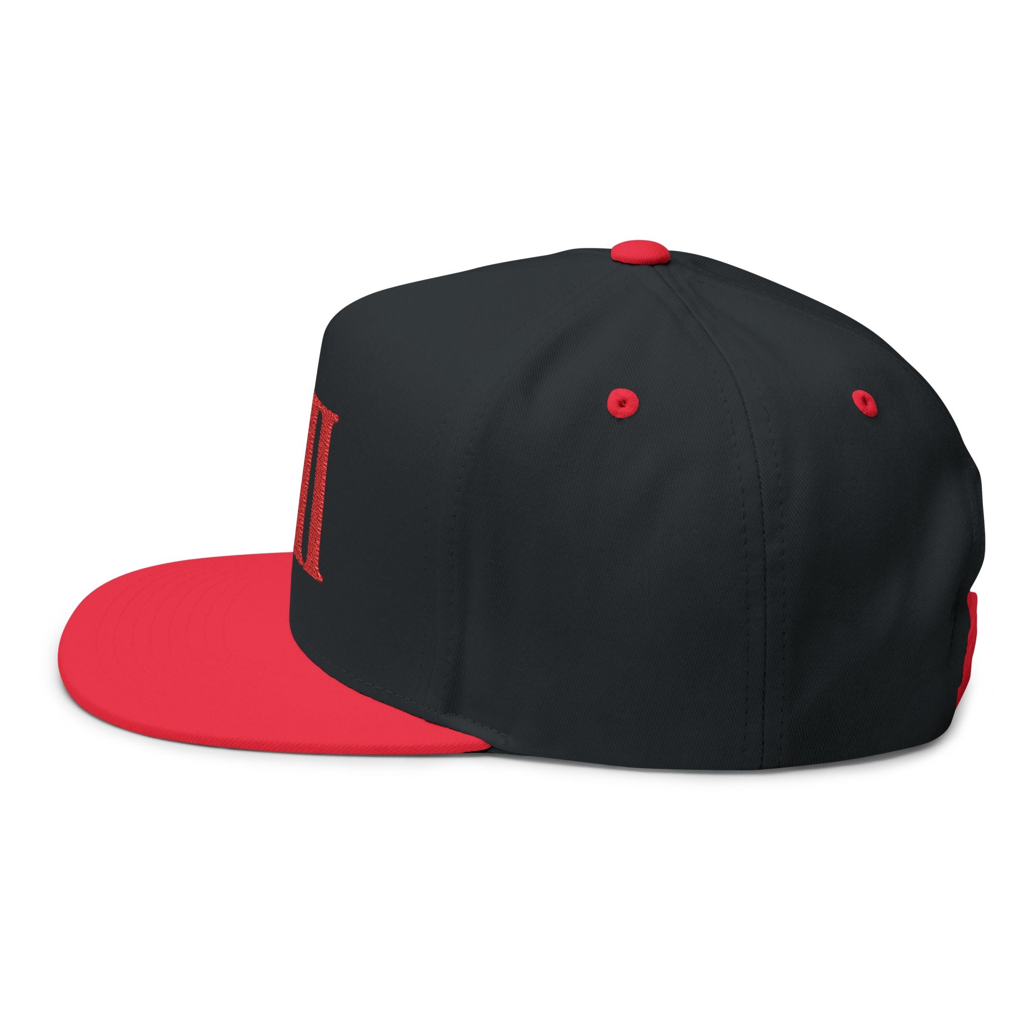 XII Flat Bill Cap – Crimson Edition