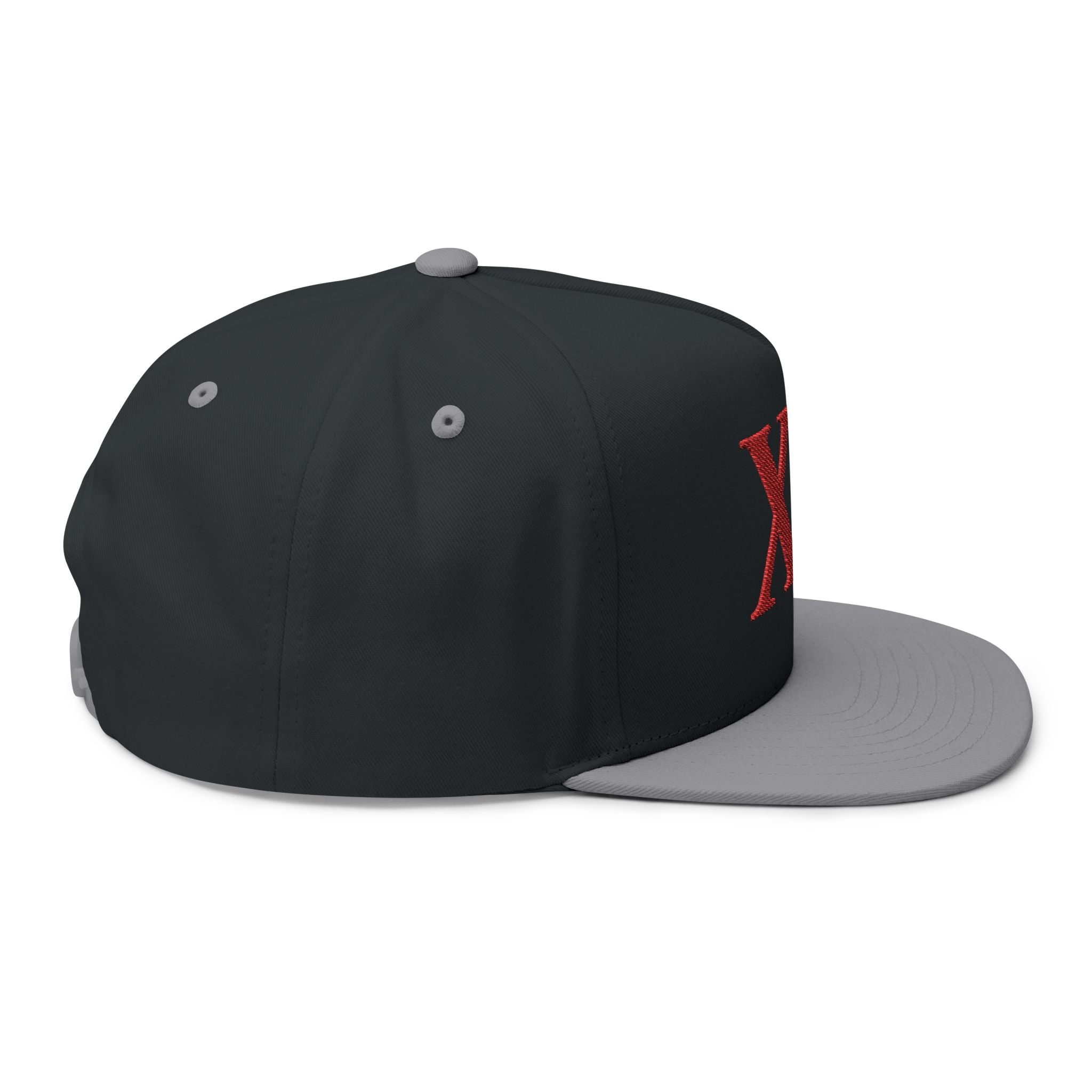 XII Flat Bill Cap – Crimson Edition