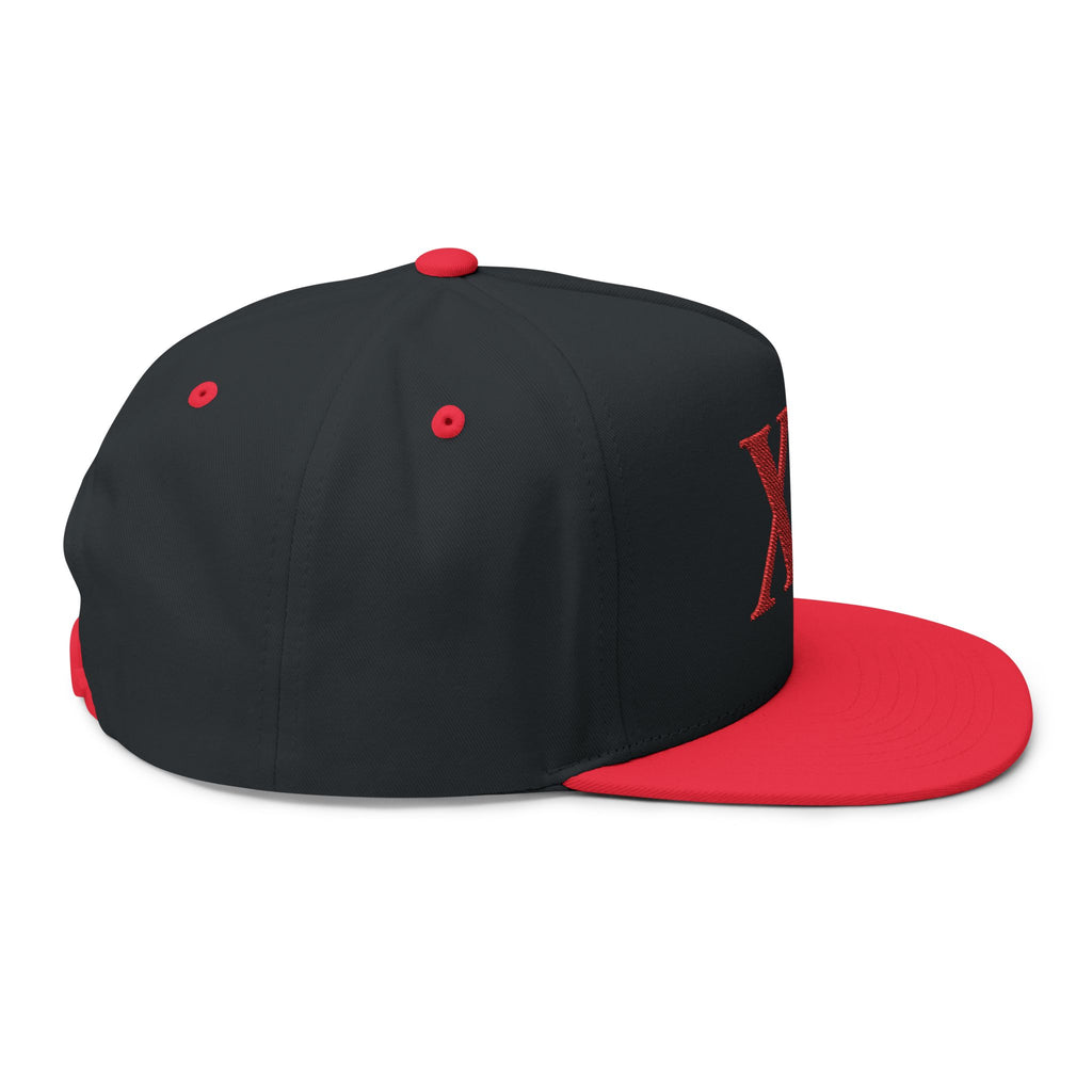 XII Flat Bill Cap – Crimson Edition