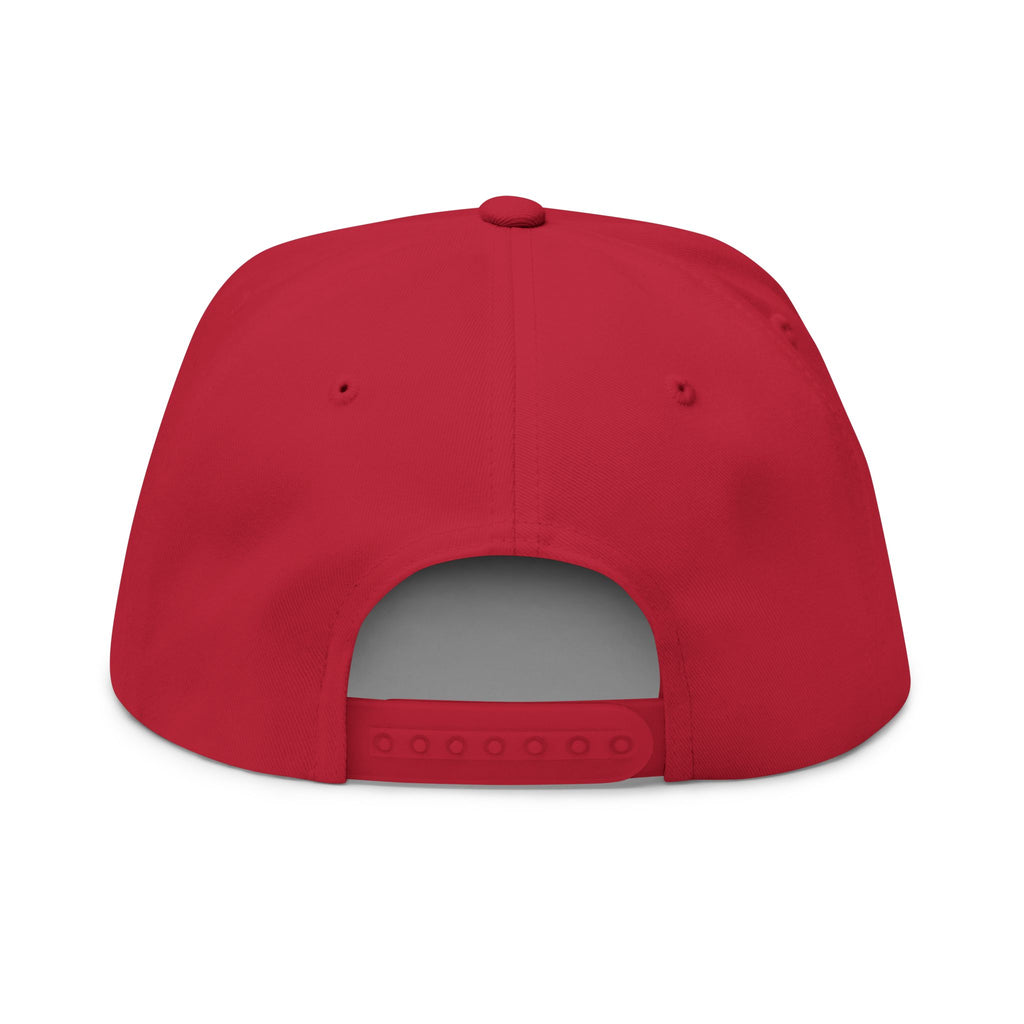 XII Flat Bill Cap – Crimson Edition