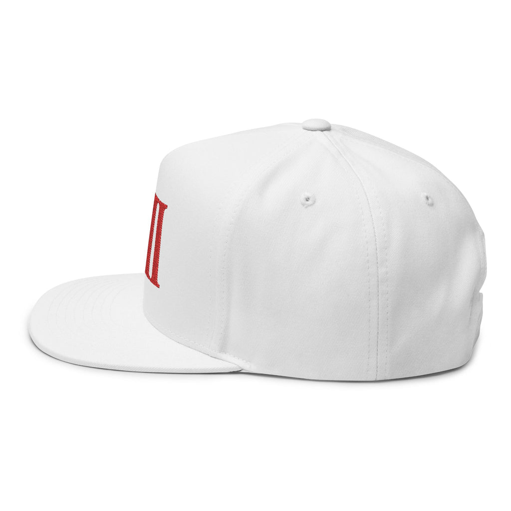 XII Flat Bill Cap – Crimson Edition