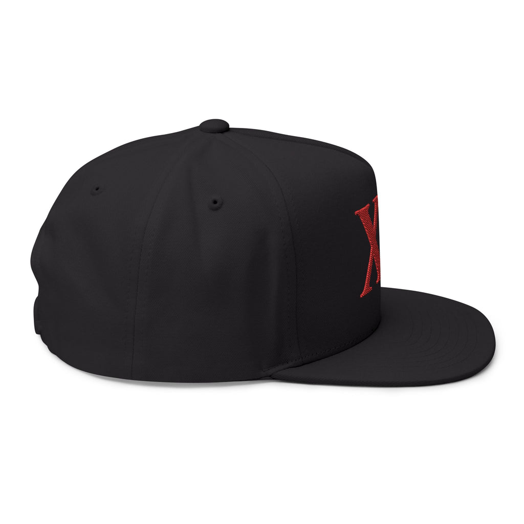 XII Flat Bill Cap – Crimson Edition