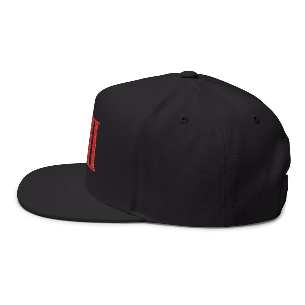XII Flat Bill Cap – Crimson Edition