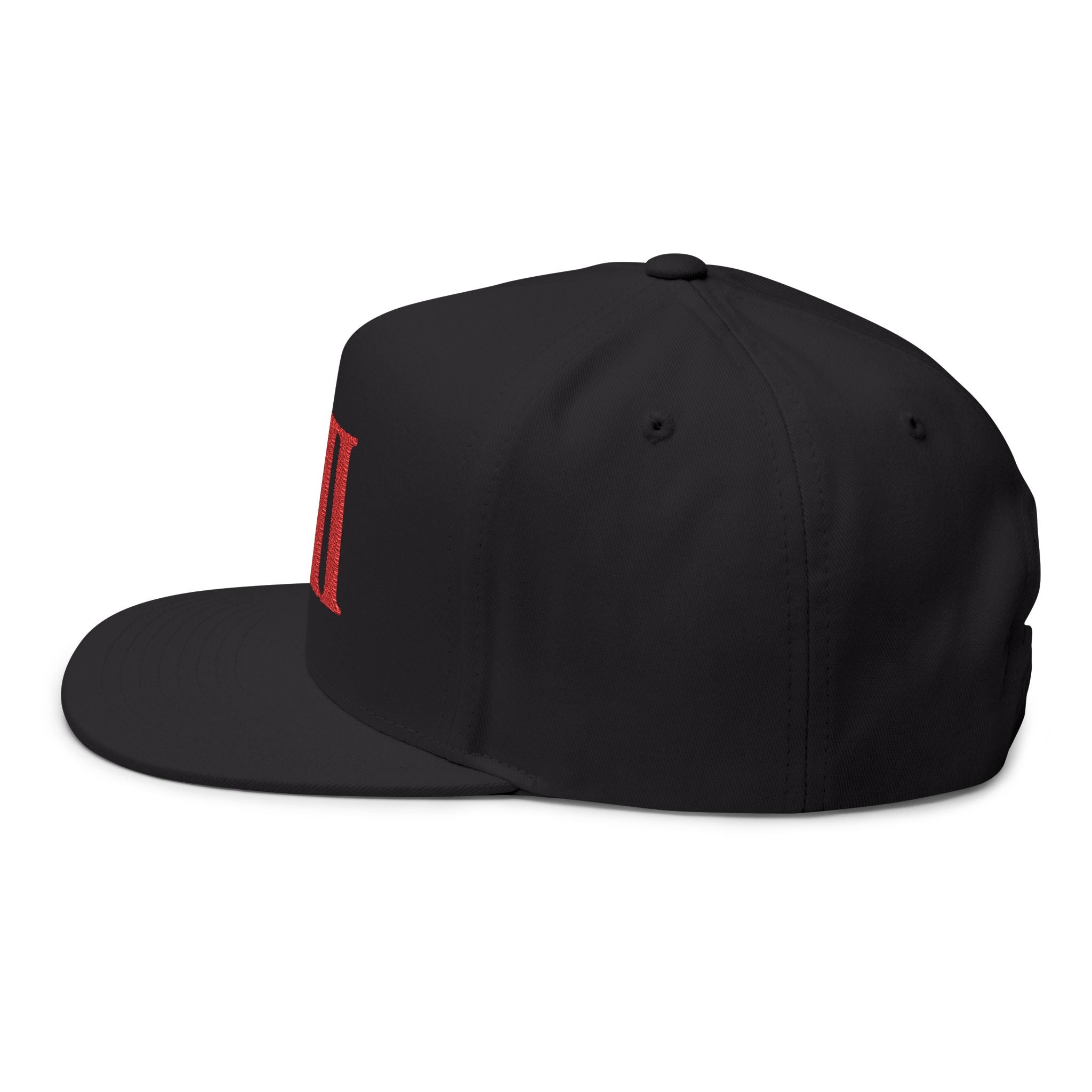XII Flat Bill Cap – Crimson Edition