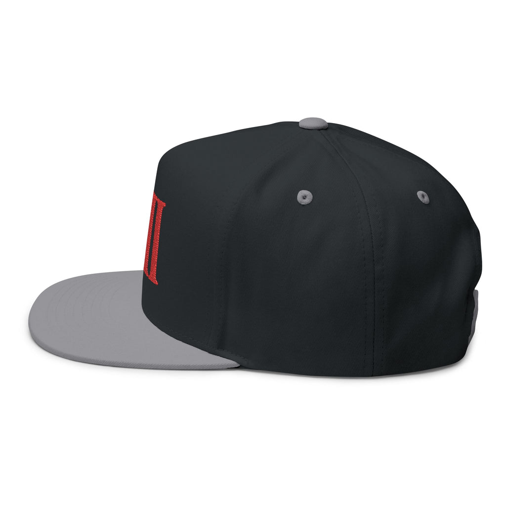 XII Flat Bill Cap – Crimson Edition