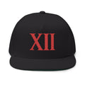 XII Flat Bill Cap – Crimson Edition